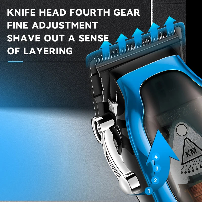 Kemei Barber High Speed Motor 9000 RPM Electric Hair Clipper