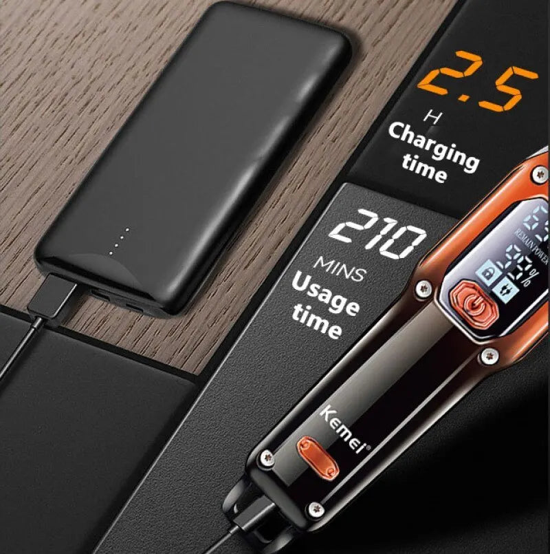 Kemei Hair Trimmer Professional Barber Trimmer Electric
