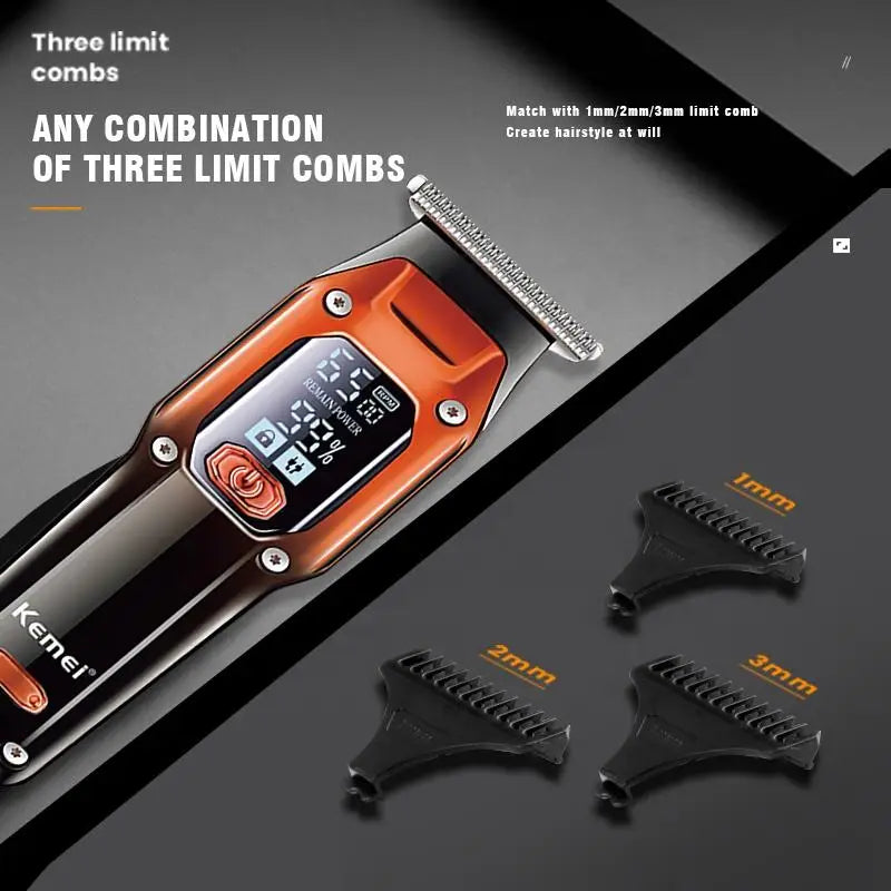 Kemei Hair Trimmer Professional Barber Trimmer Electric